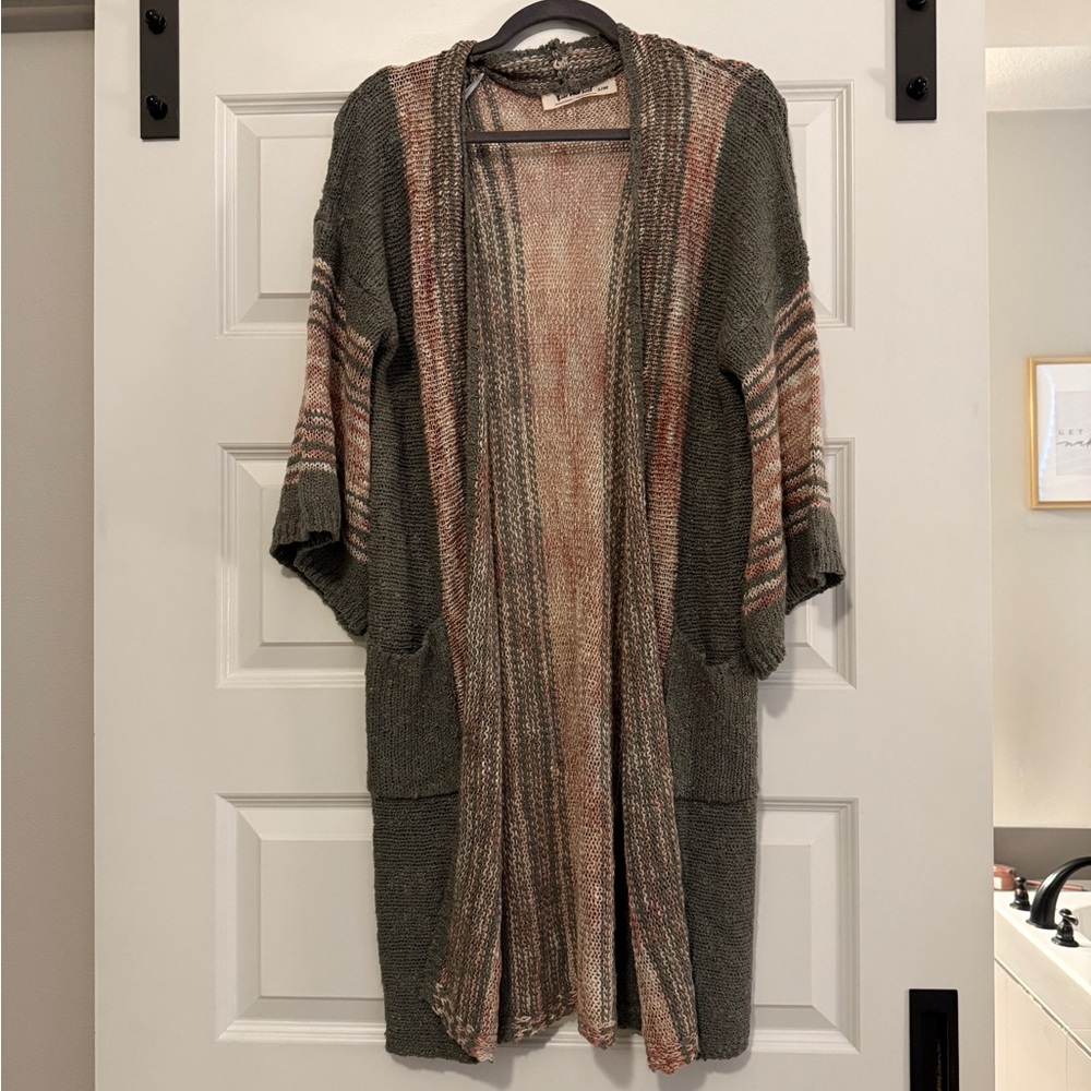 Three Bird Nest Textured Knit Sweater